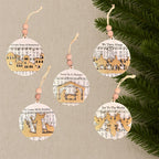 Christmas Sheet Music Ornaments – Nativity Collection
