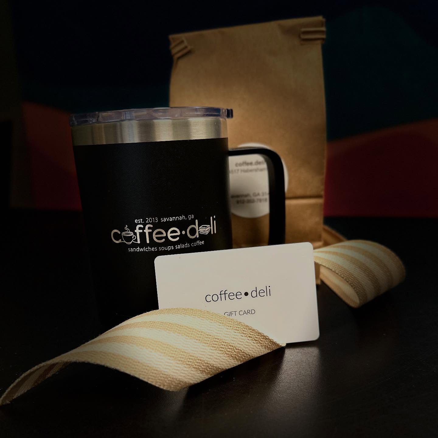 Coffee Deli 15oz powder coated mug custom made by That's Sew Southard