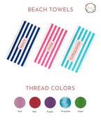 Cabana Stripe Beach Towels